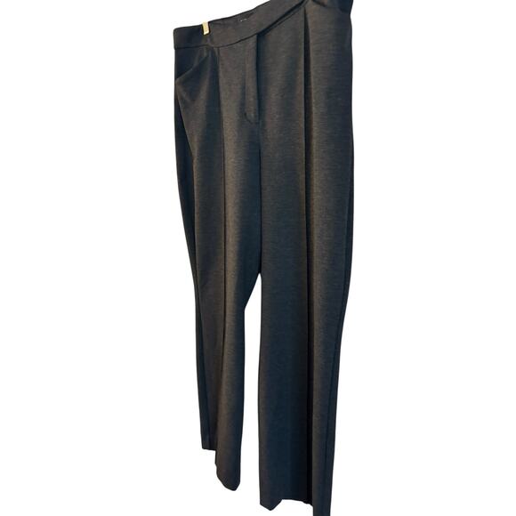 Express Women’s Curvy Mid Rise Bootcut Pants Gray Size 16S NWOT Pockets - Picture 3 of 8